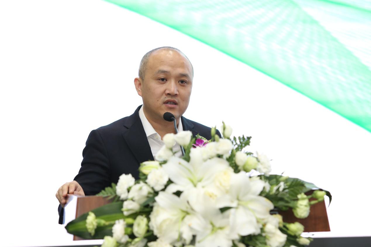 江苏恒云太信息科技有限公司总经理潘峰发表致辞